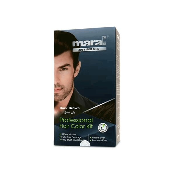 کیت رنگ موی مردانه قهوه ای مشکی مارال maral کیت رنگ موی مردانه قهوه ای مشکی مارال maral