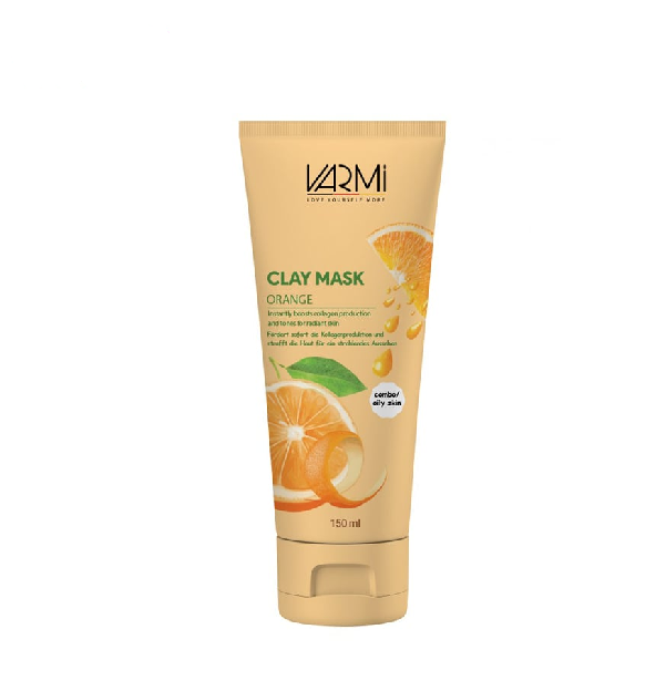 ماسک صورت وارمی مدل خاک رسی پرتقال حجم 150 میلی لیتر