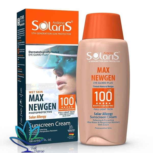 ضدآفتاب کرم پودری مکس نیوژن +SPF 100 سولاریس آردن